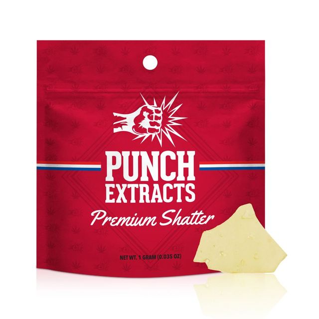 Green Dream BHO Shatter Punch Edibles