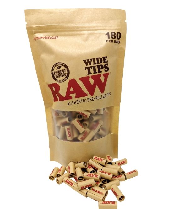 Pre-Rolled Tips wide bag  RAW