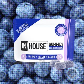 Blueberry 3:1:2 CBD:CBN:THC Gummy product