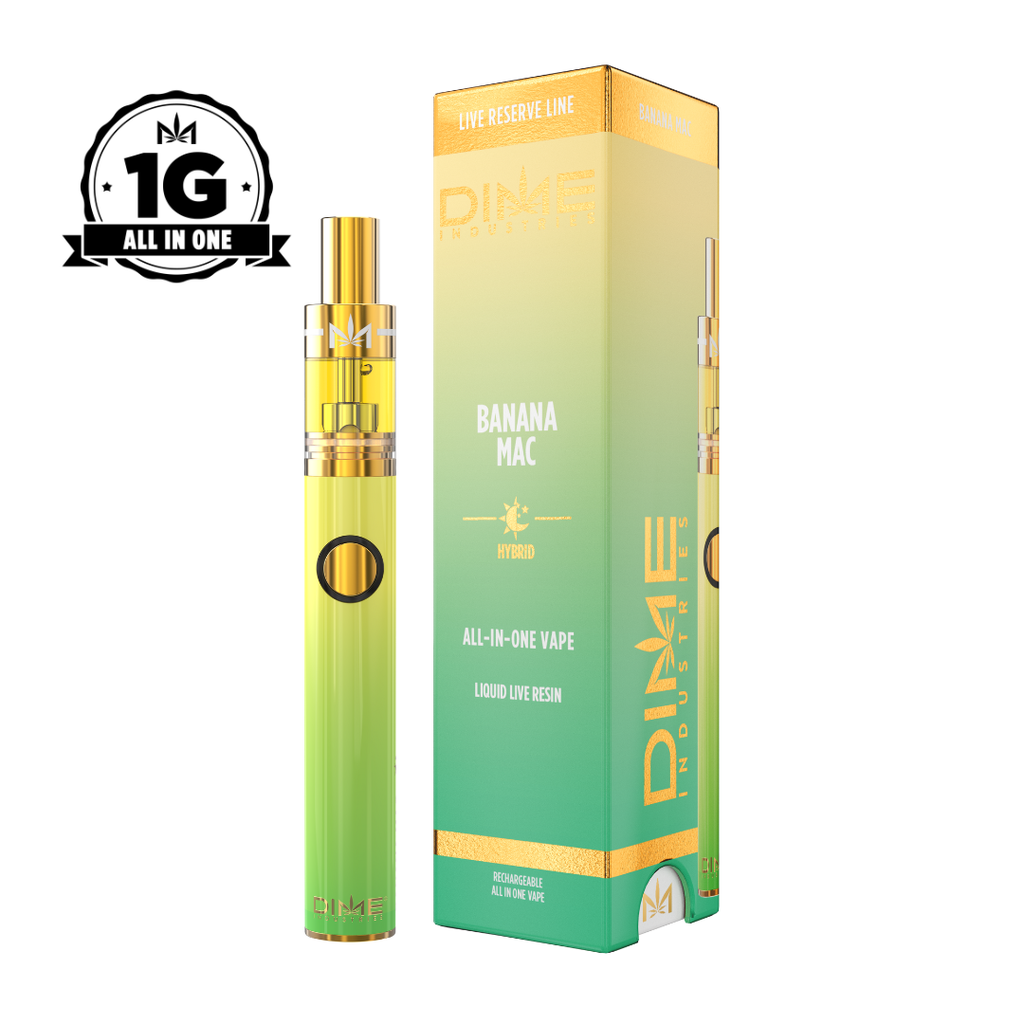Dime Miami ice Live Resin All-In-One Vape, 1g