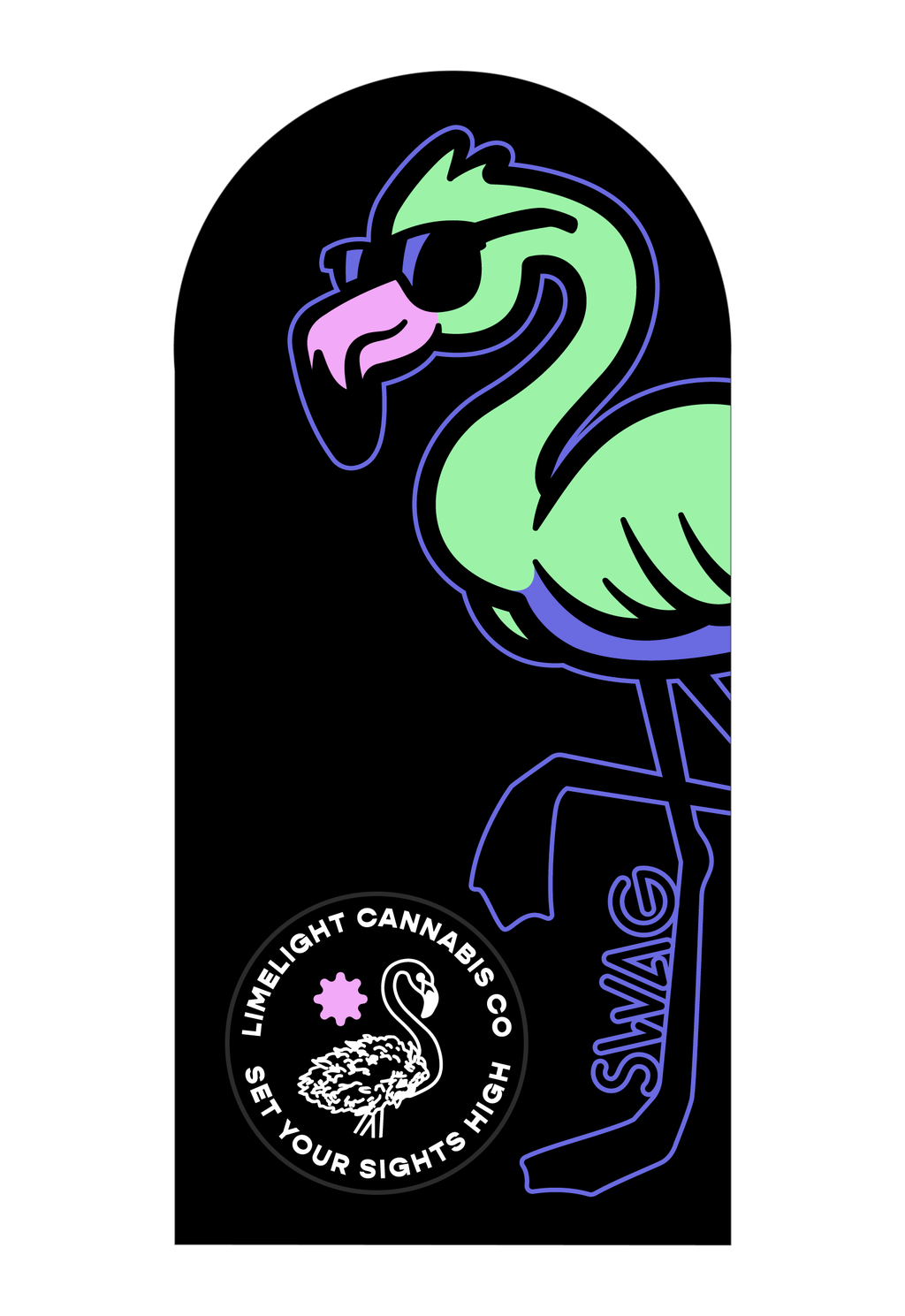 X Ivy Hall X Limelight Flamingo Driver Cover