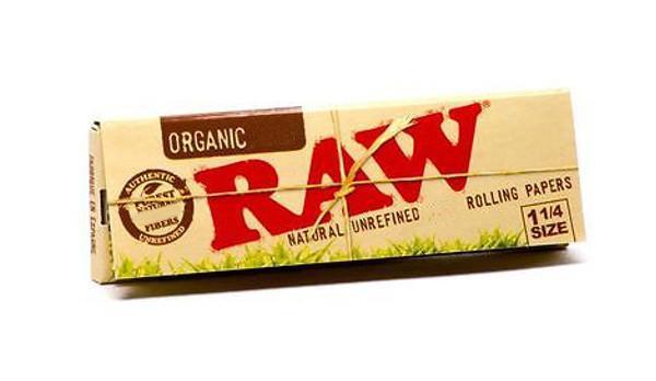 Raw 1 1/4 Organic Hemp Rolling Papers Booklet