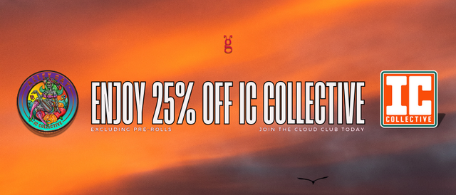 Cannabis Promo, Cannabis Sales, Cannabis Discounts, Cannabis on Sale, 25% Off IC Collective