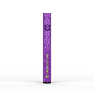 Lavender Button Battery Green Dot Labs