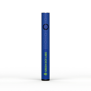 Light Blue Button Battery Green Dot Labs