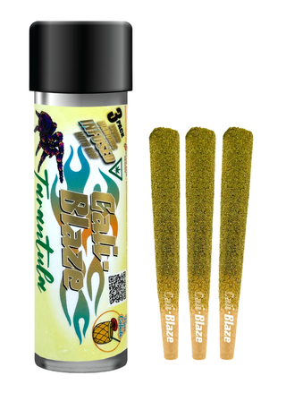 Pina Colada Tarantula Infused Pre-roll 3 pack (H) Cali Blaze