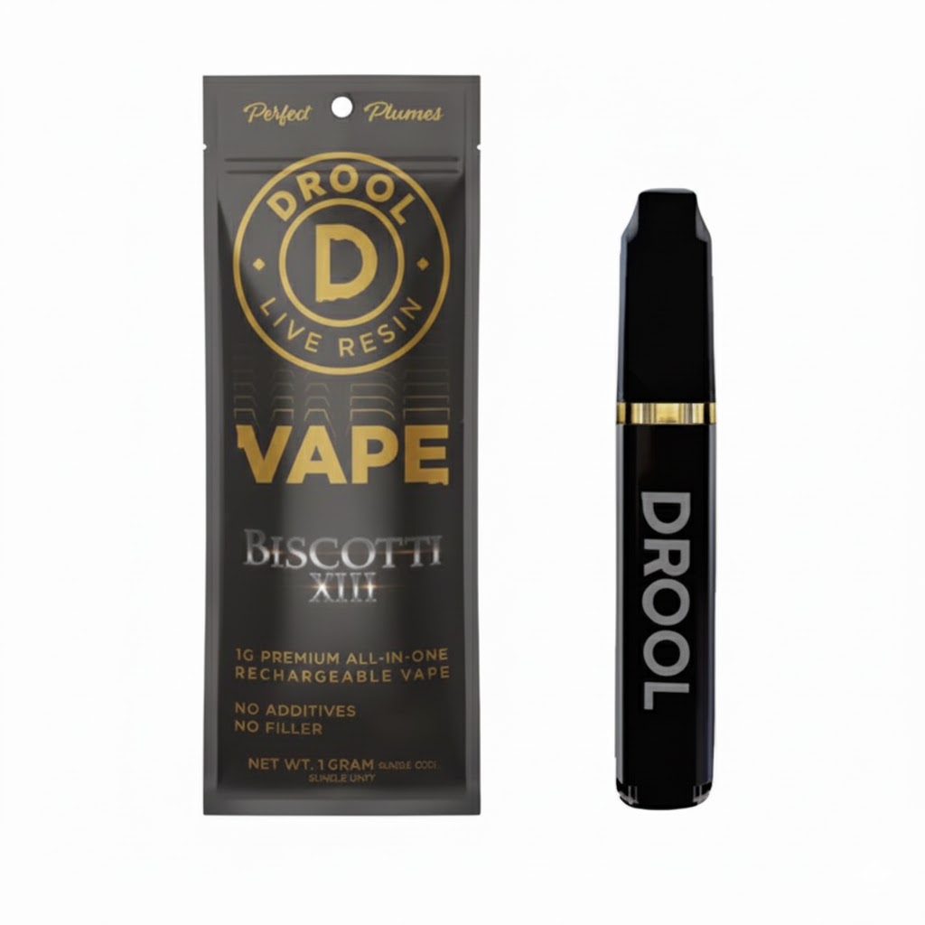Drool Disposable Vape | Biscotti | Live Resin 1g Disposable