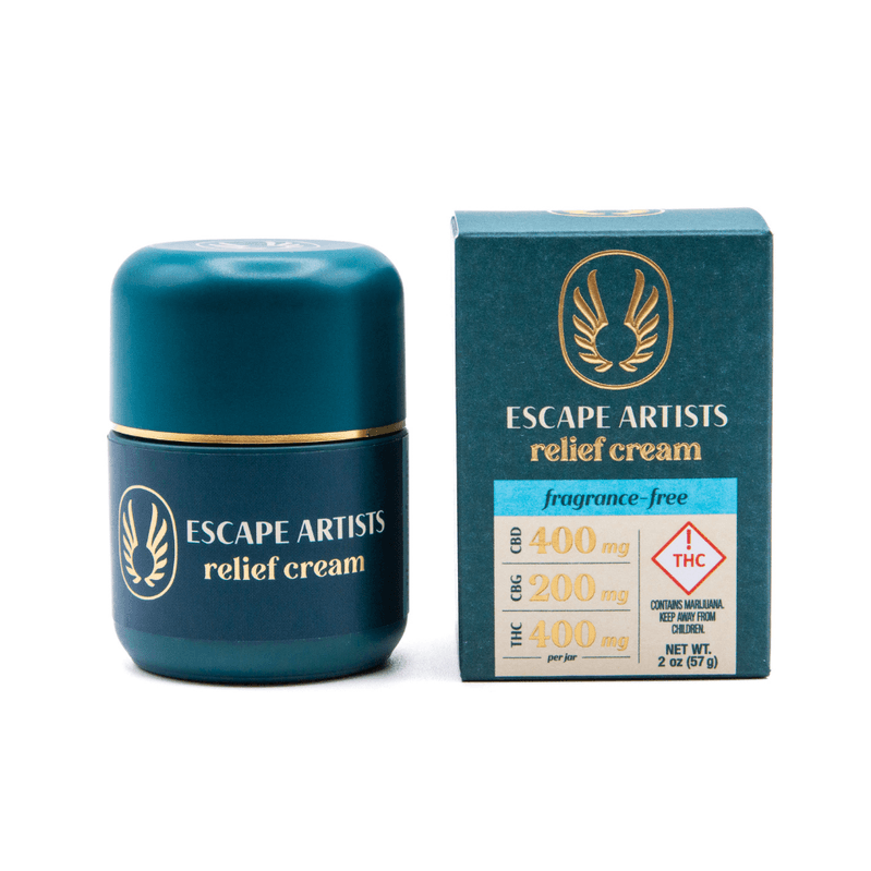 Fragrance Free Relief Cream Jar | CBD/CBG/THC