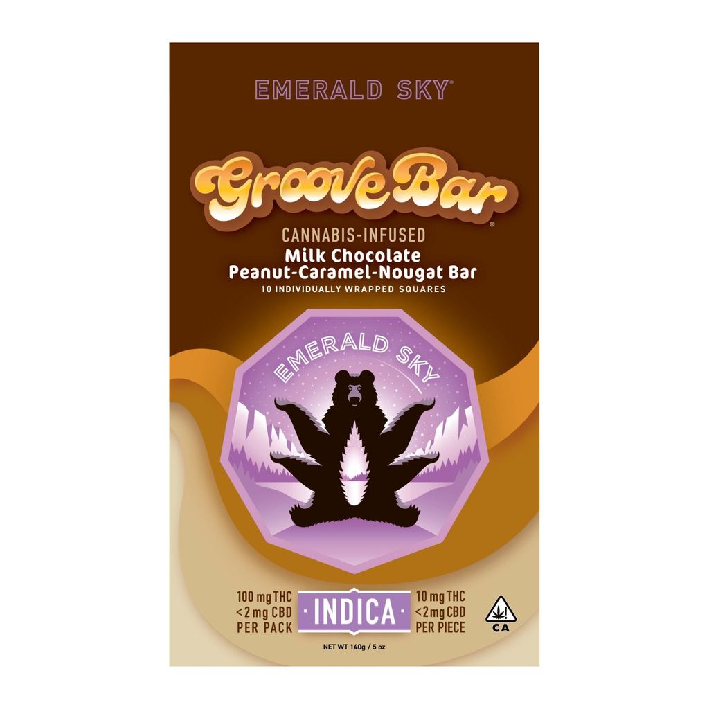 Emerald Sky — Indica Live Rosin GrooveBar - 10mg / 10-Pack