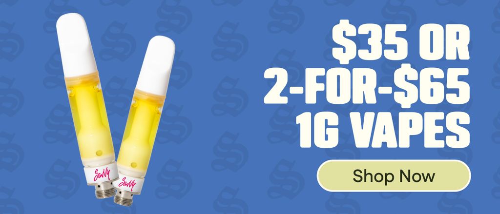 $35 or 2-for-$65 Savvy 1g Cartridges