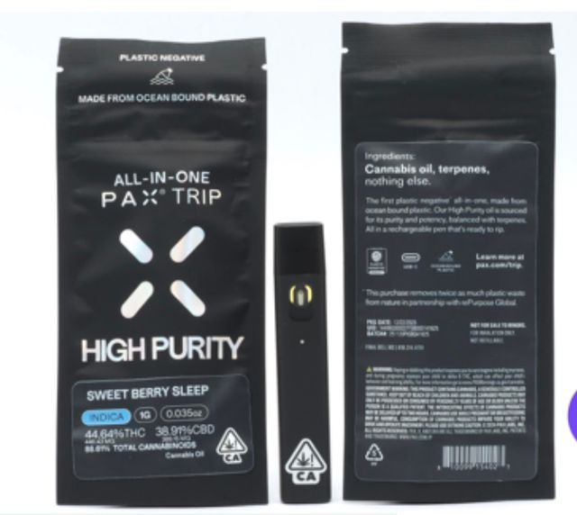 Sweet Berry Sleep High Purity AIO PAX