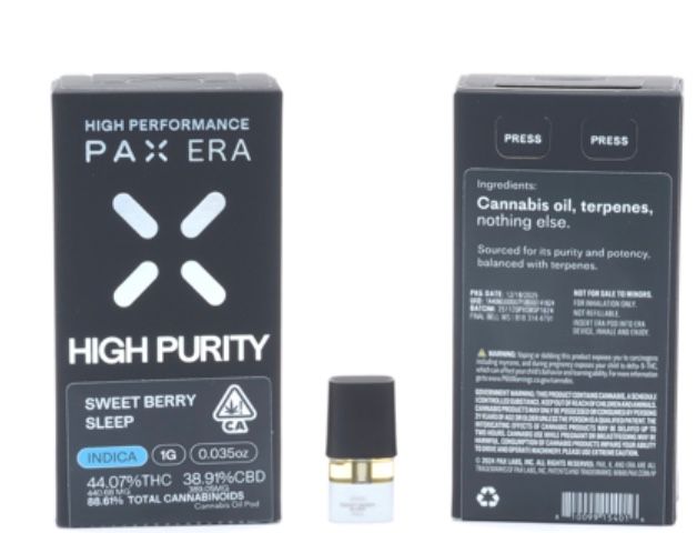 Sweet Berry Sleep High Purity PAX