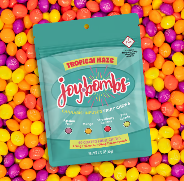 JoyBombs Tropical Haze | 100mg 40pk