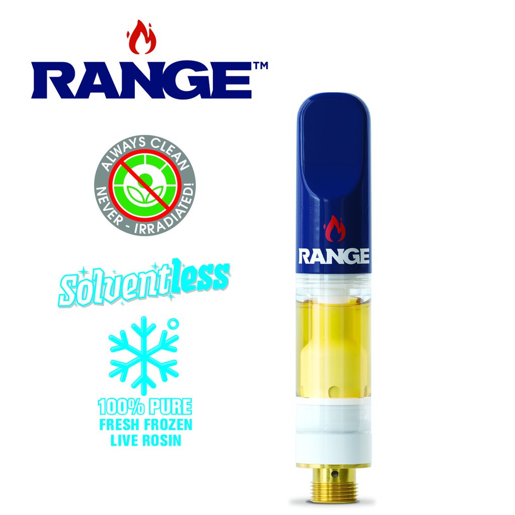Range Cadillac Rainbows Live Rosin 0.5g Cartridge