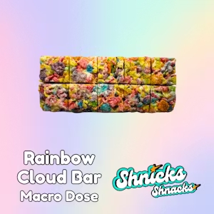 Rainbow Cloud Bar | 100mg Macro Dose Shnick's Shnacks