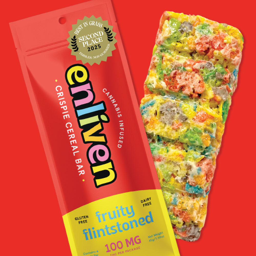 Enliven Fruity Flinstoned Rice Crispy 100mg