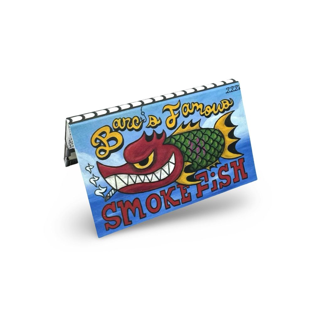 "Smoke Fish" by BARC 1 1/4" Rolling Papers + Tips