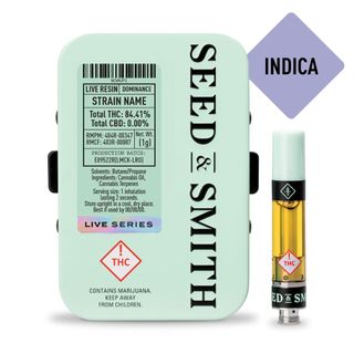 Pinot Pie Live Resin Cartridge Seed & Smith