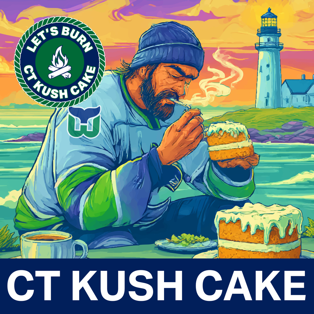 Let's Burn CT Kush Cake Pre-Roll Single, 1g, 1pk