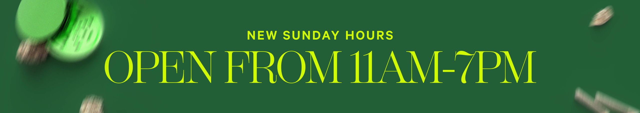 Cannabis Promo, Cannabis Sales, Cannabis Discounts, Cannabis on Sale, New Sunday Hours!