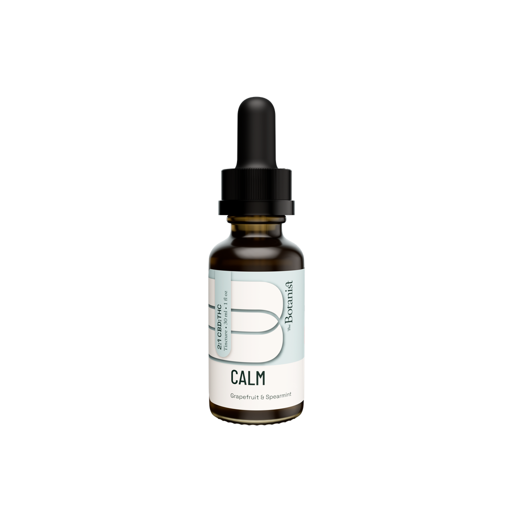 The Botanist Calm 2:1 CBD:THC Dropper Oil Based Tincture, 100mg