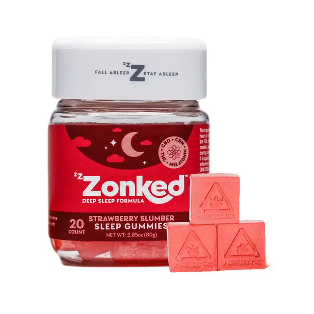 Strawberry Slumber 1:1:1 (THC:CBD:CBN) Zzzonked Strawberry Slumber 1:1:1 (THC:CBD:CBN) Zzzonked