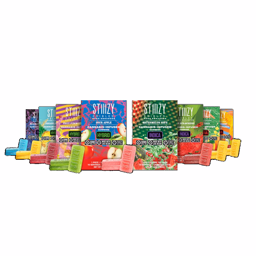 Sour Lemon Lime Gummies STIIIZY