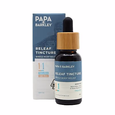 Releaf Tincture 1:1 CBD/THC  Papa & Barkley