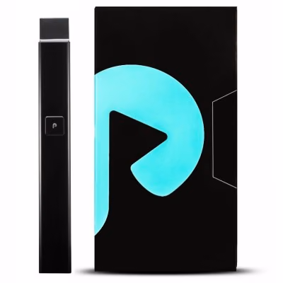 Black Button Battery Plug N Play