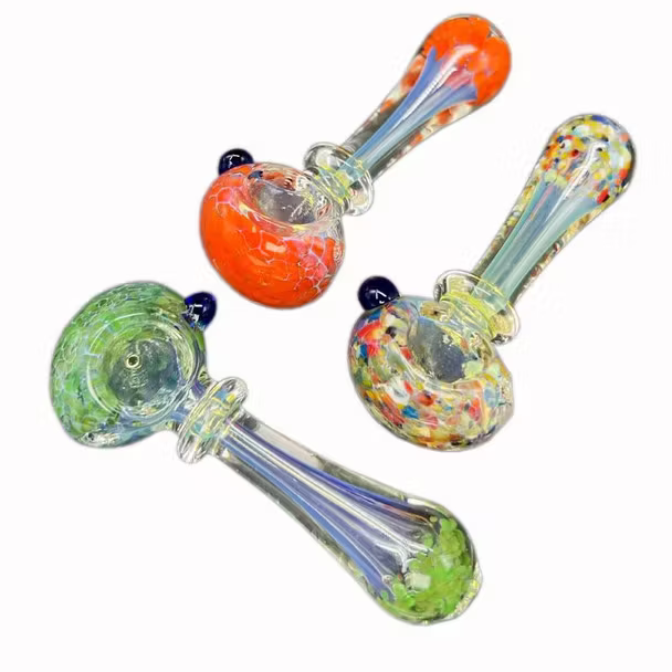 High Mountain Imports 4 inch Color Spiral Hand Pipe EACH