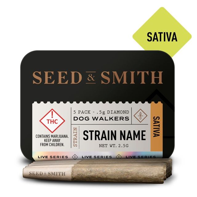Tekeze Infused Preroll 5-Pack Seed & Smith