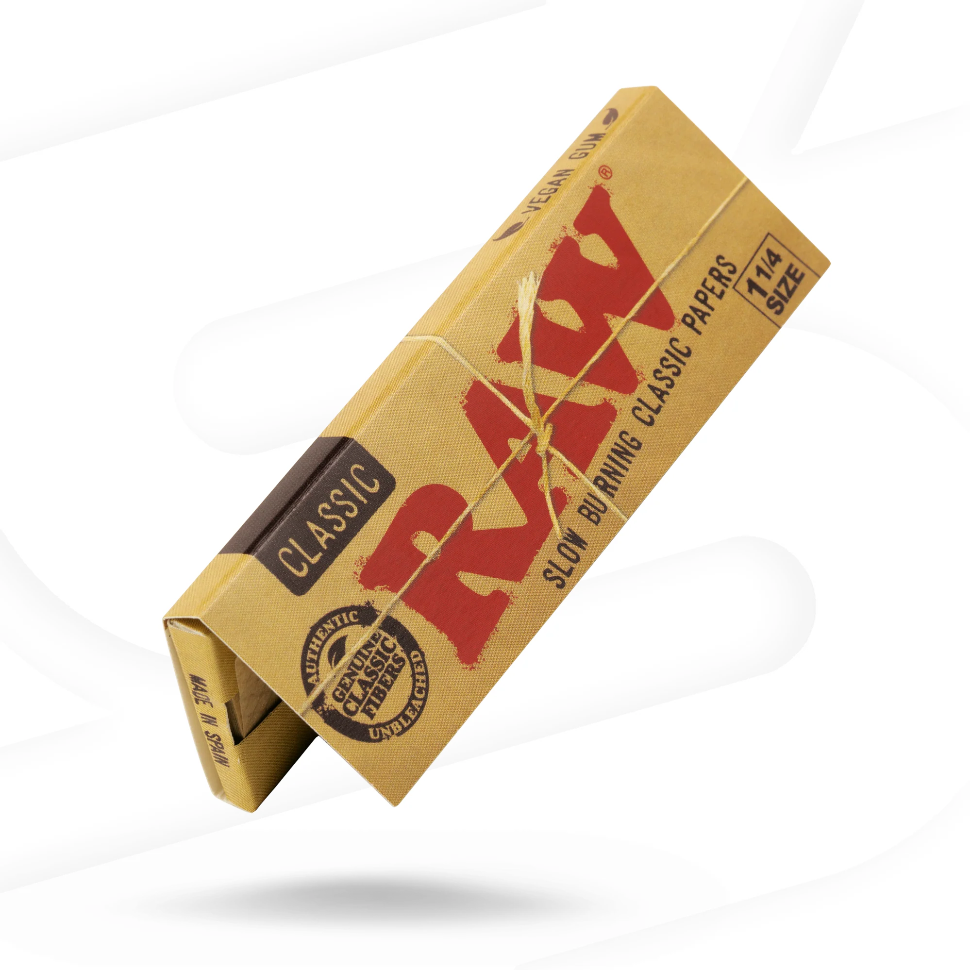 1 1/4" Classic Rolling Papers RAW