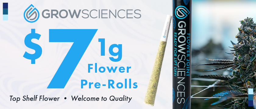 $7 Grow Sciences 1G Pre-rolls *Exclusions