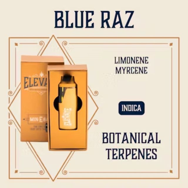 Blue Raz -Min-E-Bar  Elevate