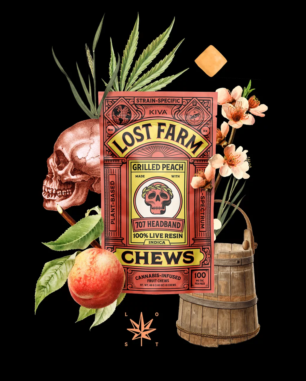 Grilled Peach Lost Farms