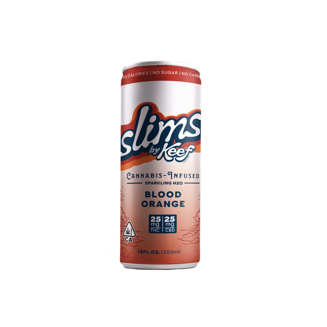 Slims Blood Orange 25:25mg THC:CBD Keef