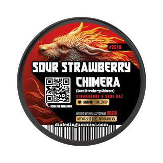 Sour Strawberry Chimera Gummies Dialed In