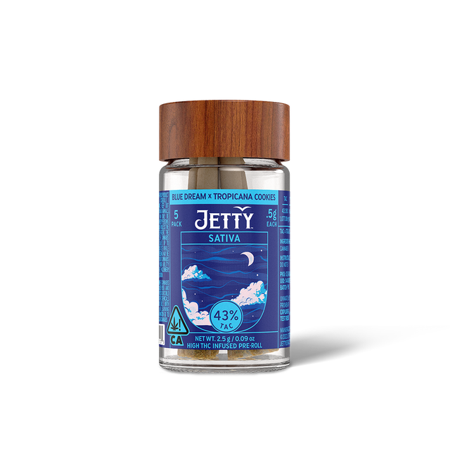 Blue Dream x Tropicana Cookies High Infused 5-Pack Jetty Extracts