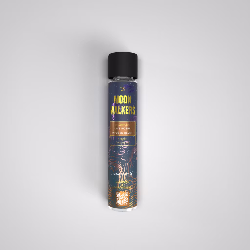 Moon Walkers Cap Junky Solventless Live Rosin Infused Blunt Single | 1g