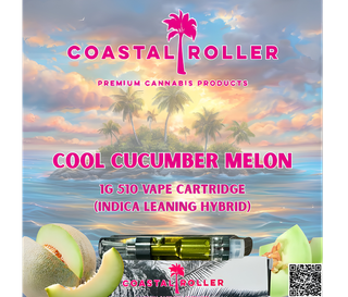 Vape Cart | Cool Cucumber Melon  Coastal Roller