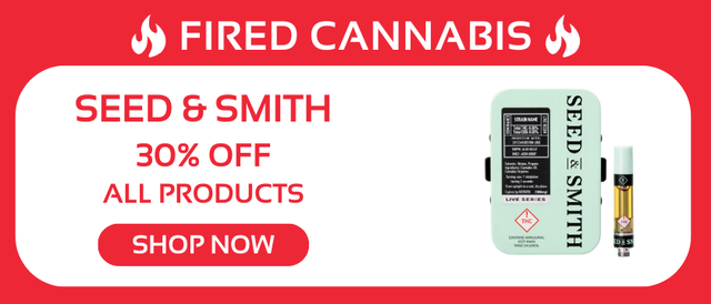 Cannabis Promo, Cannabis Sales, Cannabis Discounts, Cannabis on Sale, Seed & Smith: 30% OFF