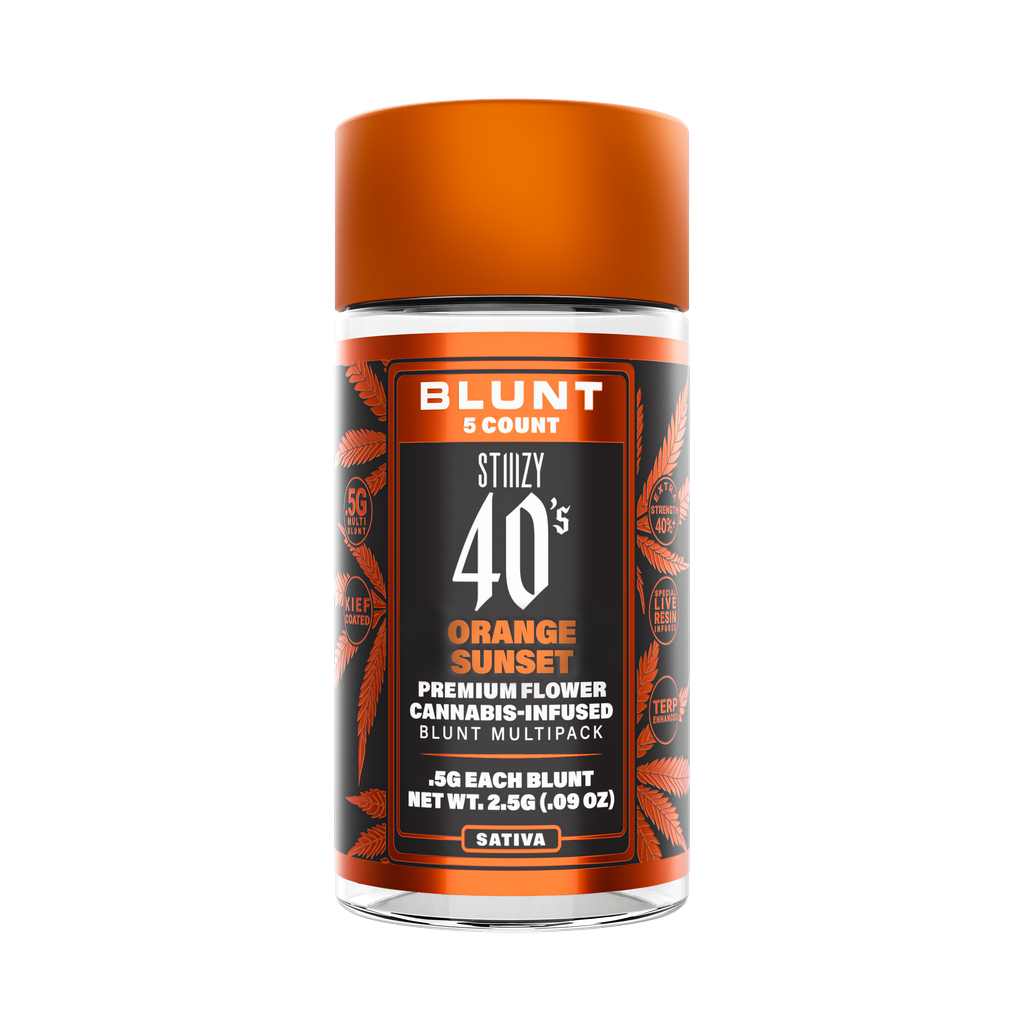 STIIIZY Orange Sunset Infused Blunt Multi-Pack Pre-Roll, 2.5g, 5pk