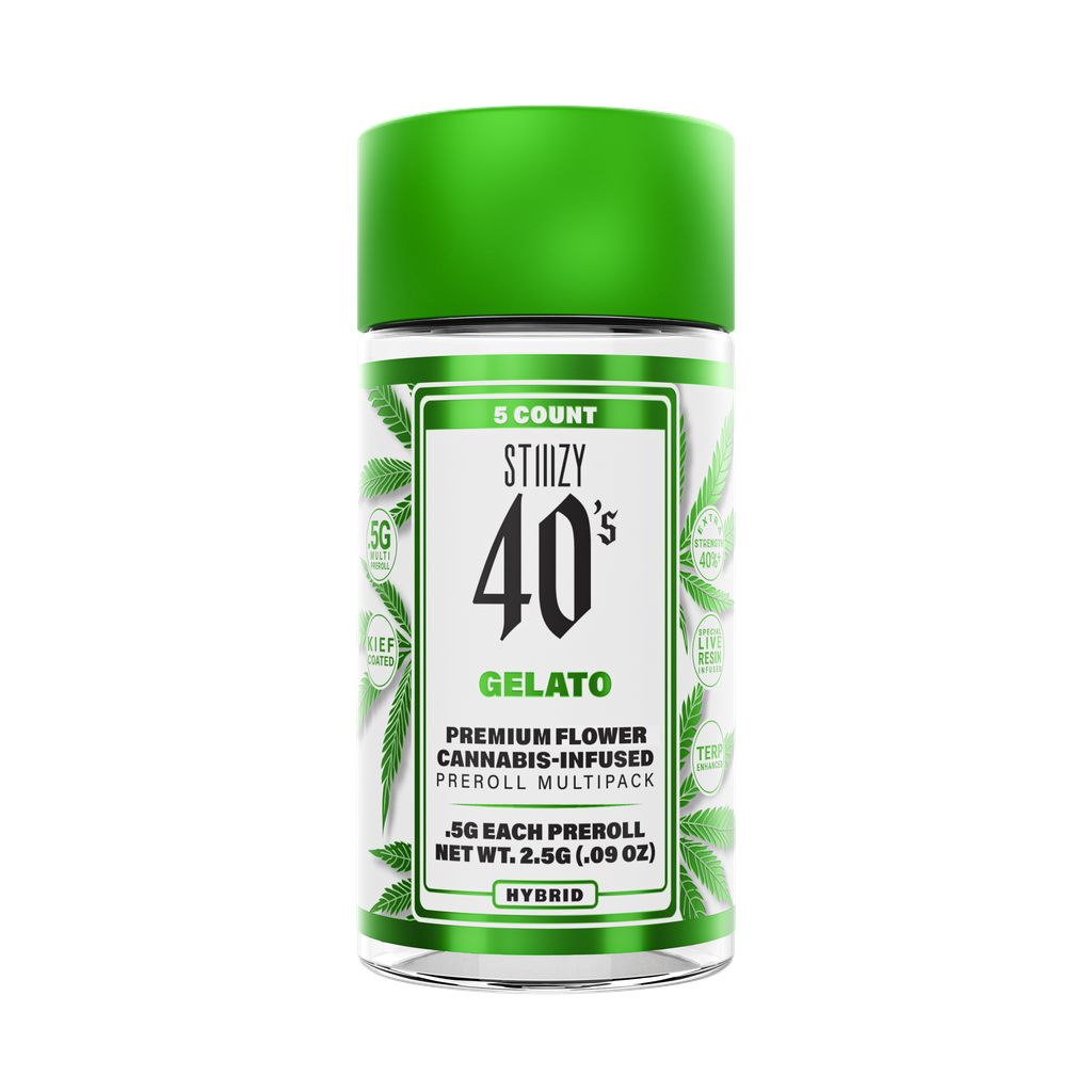 STIIIZY Gelato Infused Pre-Roll Multi-Pack, 2.5g, 5pk