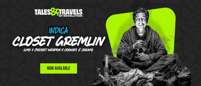 Cannabis Promo, Cannabis Sales, Cannabis Discounts, Cannabis on Sale, Tales & Travels Closet Gremlin