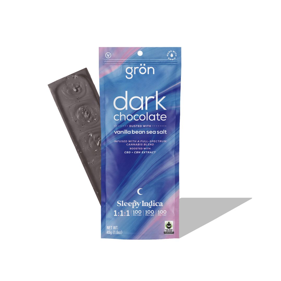 Sleepy Indica Dark Chocolate Gron