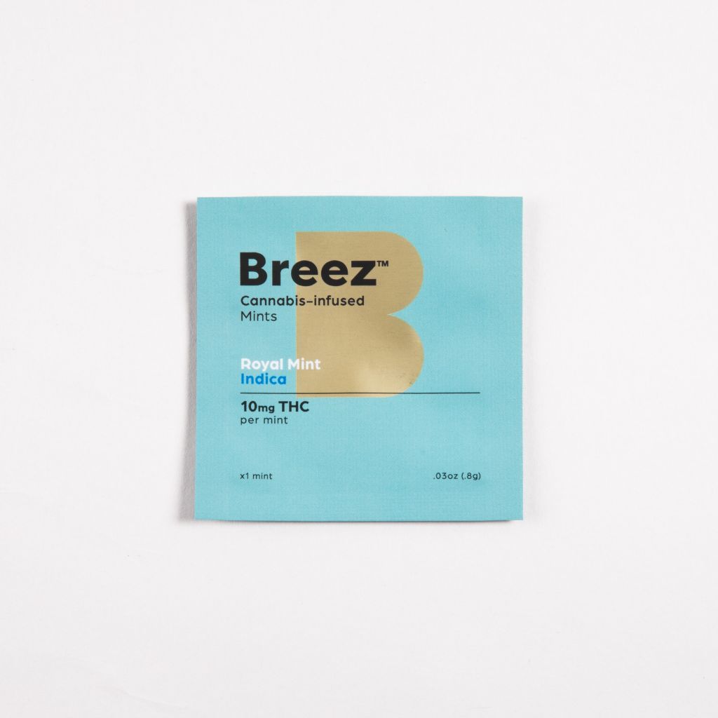 Breez Indica Mint Candy Edible, 10mg, 1pk