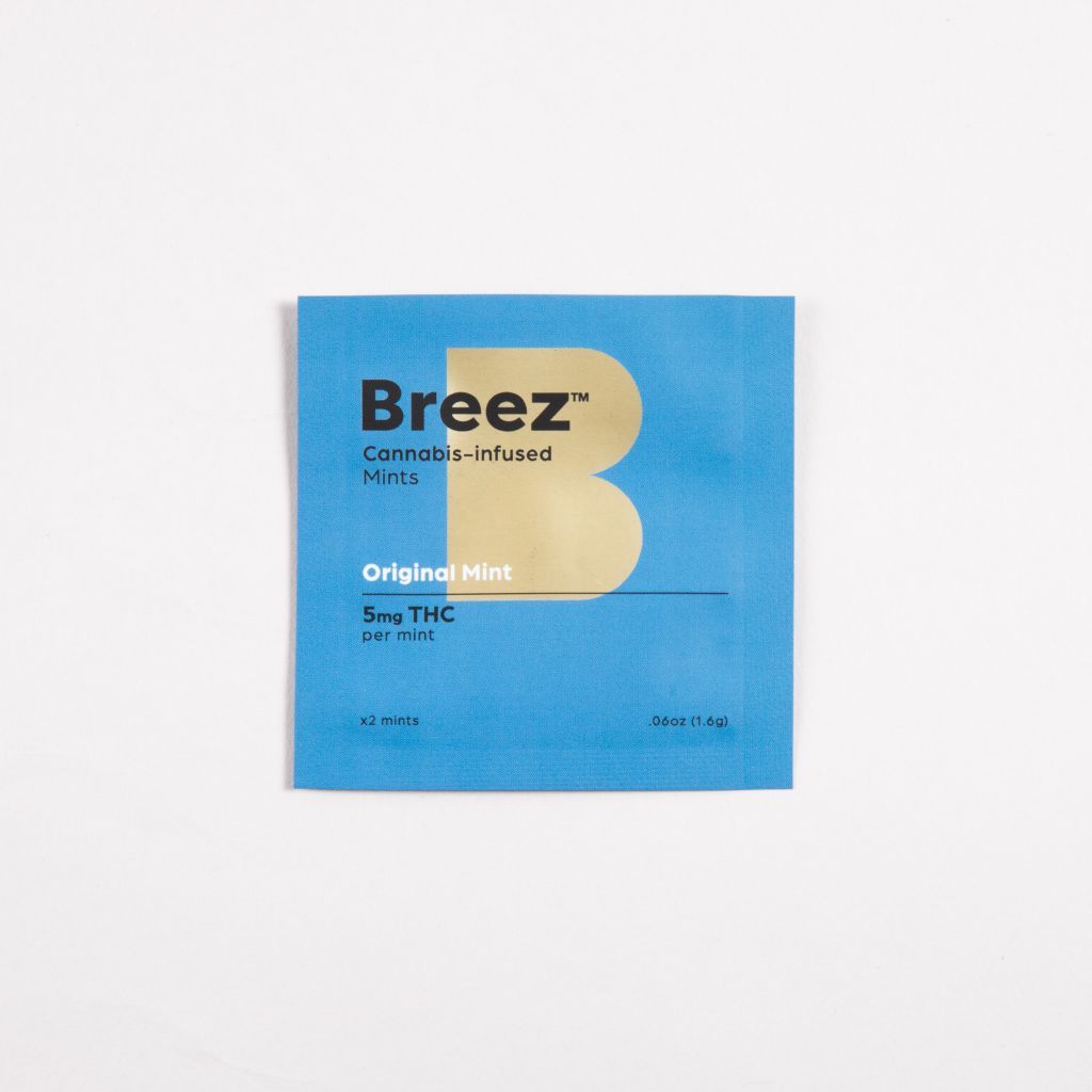 Breez Original Mint Candy Edible, 10mg, 2pk