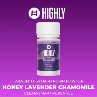 Snoozy:Honey-Lavender Chamomile 1:1 THC:CBN Powder The Highly Co-Labs