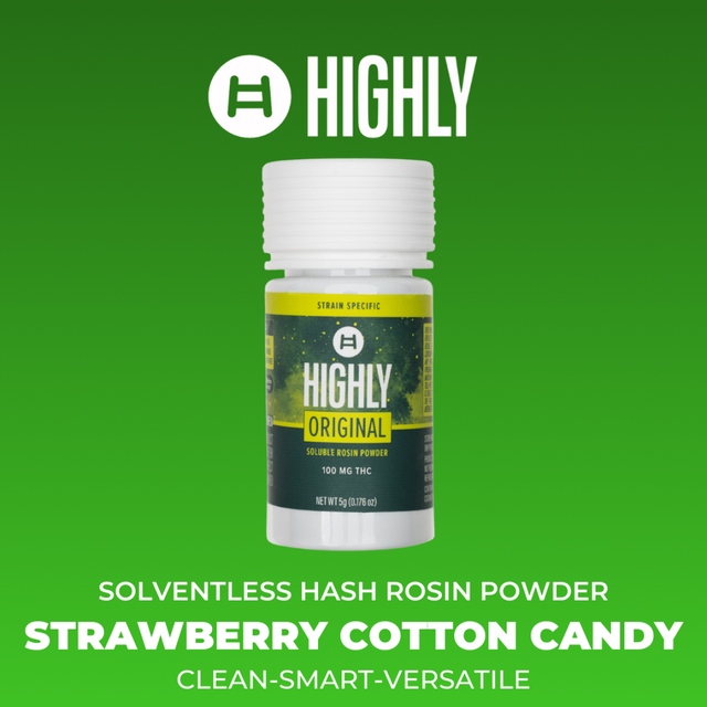 Original: Strawberry Cotton Candy Powder The Highly Co-Labs