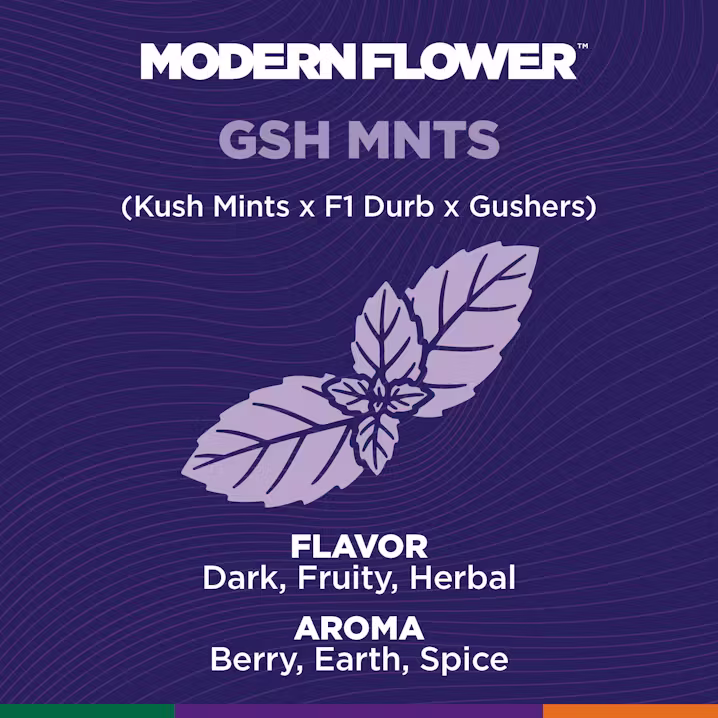 Gush Mints Modern Flower Gush Mints Modern Flower